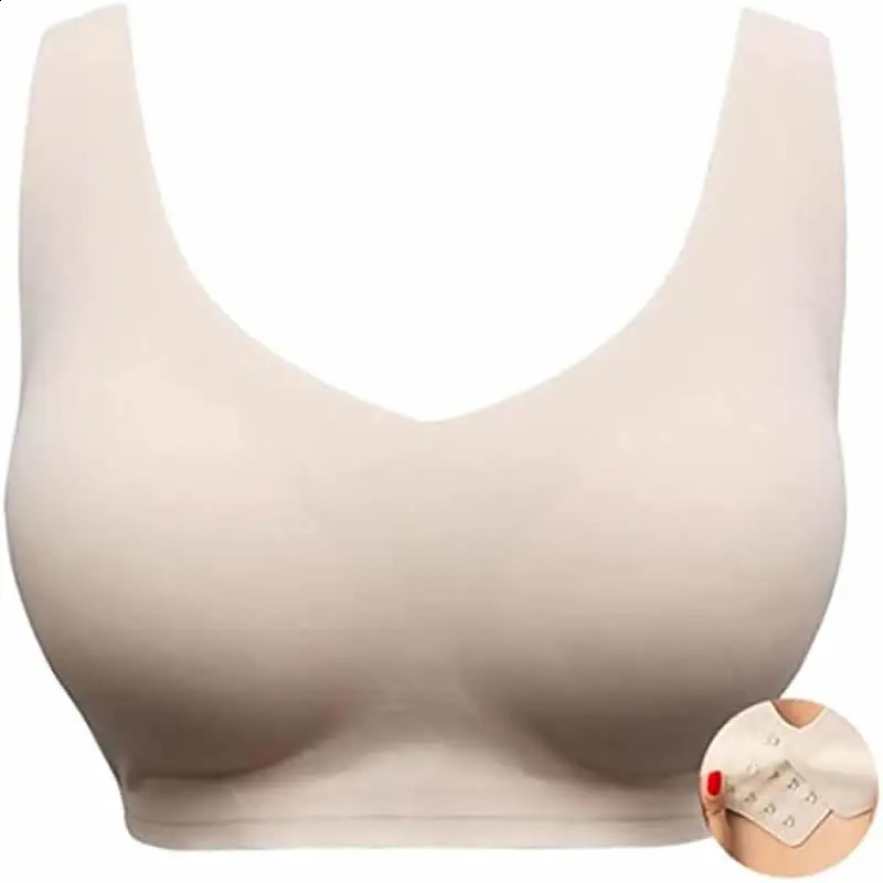 YXZ080 seamless mastectomy bra womens bread breasts with pockets 3442ABCD 240913