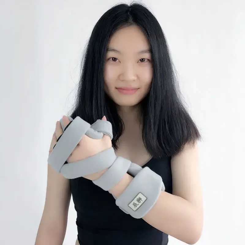 Wrist Support Stroke Hand Brace Support Adjustable Finger Night Hand Splint Support Orthopedic Wrist Rest Arthritis Tendonitis Rehabilitation z240913