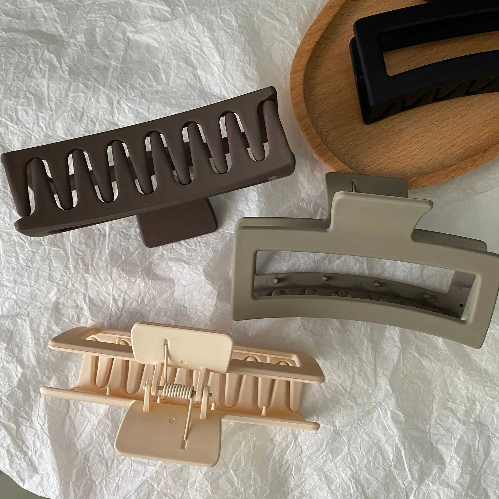 Muweordy 13cm(5.12inch) Large Size Hairpin Crab Vintage Hair Claws Trendy Hair Clip Hair Accessories For Woman With Thick HairX240912