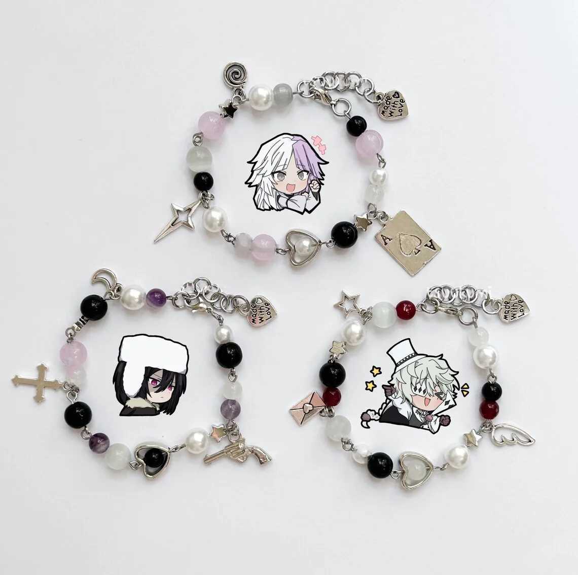 HoholSigma Dostoevsky Inspired Bead Bracelet Animated Bungo Stray Dog W240913