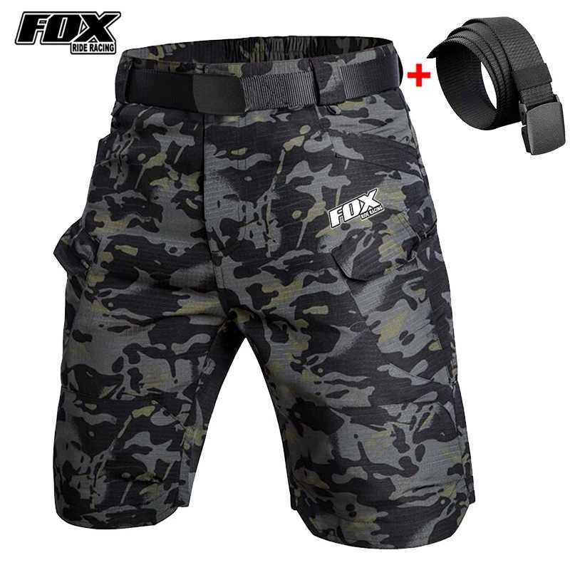 FOX RIDE RACING MTB Bike Shorts Quick drying Mountain Bike Shorts Mens Motorcycle Off road Bike Culotte Pantaloncini Ciclismo Uomo W240913