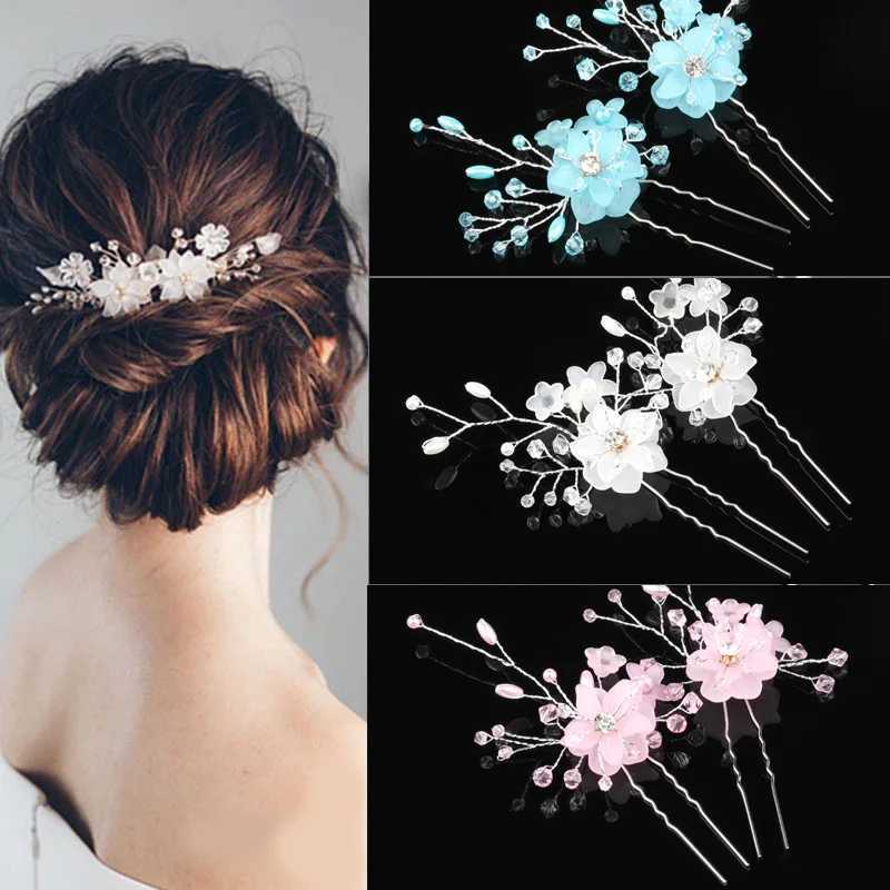 WLP U-shaped Pearl Bride Hairpins Hair Clips Wedding Simulated Pearl Hairstyle Design Tools Hair Jewelry Ornaments AccessoriesX240913