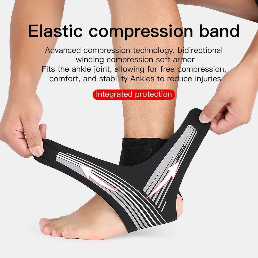 1 Pc Adjustable Compression Ankle Support Men Women Strong Ankle Brace Sports Protection Y240913