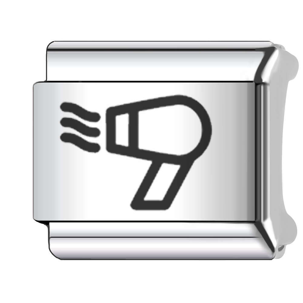 2024 New Women's Gift Cute bead Charms Links Beads Fit 9Mm Stainless Steel Bracelet DIY Making Jewelry Gifts