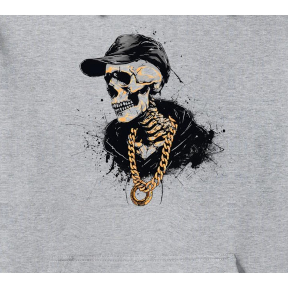Hoodie for Mens Womens Skeleton Skull Hip Hop Rap Music Fan Gift Graphic Pullover Hoodie Graphic Hoodies sweatshirt Pullover Long Sleeve