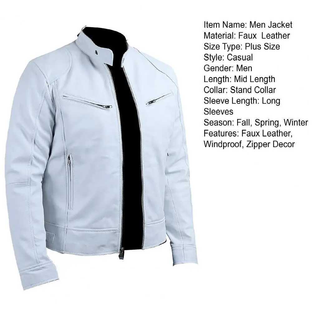 Shiny Gold Leather Jackets For Men Night Club 2024 Mens Fashion Leather Jacket Anti-Wind Motorcycle Hip Hop CoatX240913