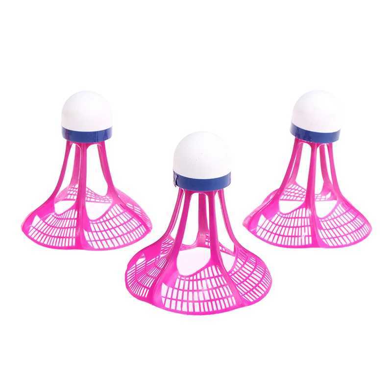 3pcs/Pack New Original Outdoor Badminton Windproof Plastic Ball Nylon Shuttlecock Ball Stable Resistance Y240912