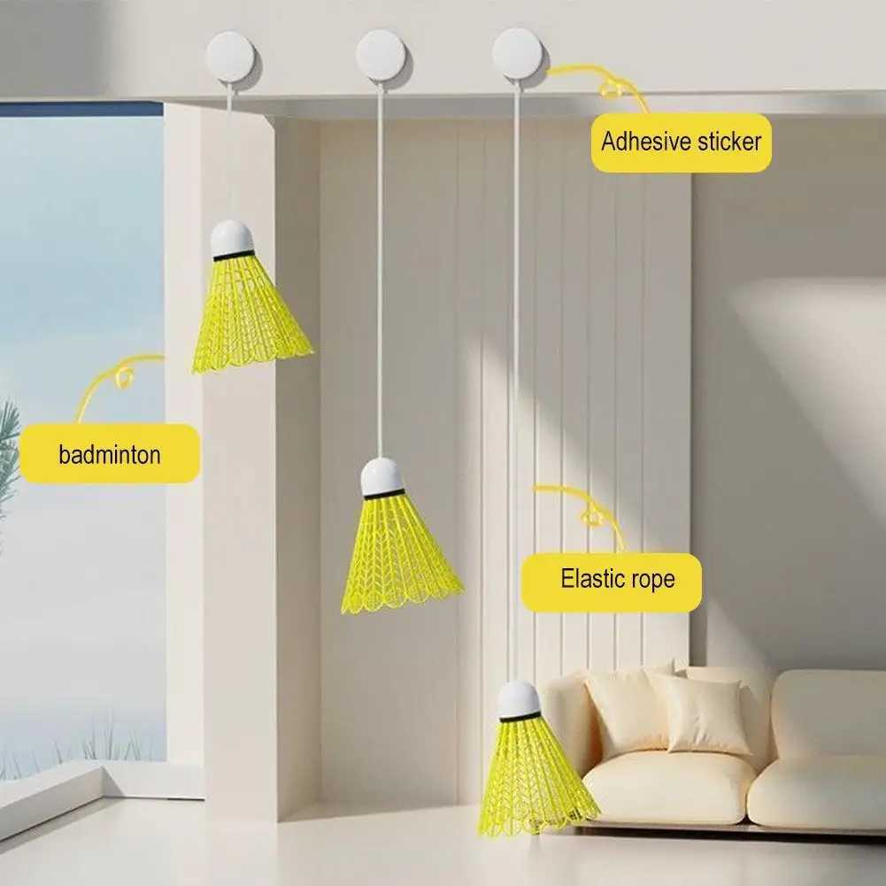 Portable Badminton Trainer Professional Stretch Badminton Training Tool Self-study Practice Machine Racket Training Accessories Y240912