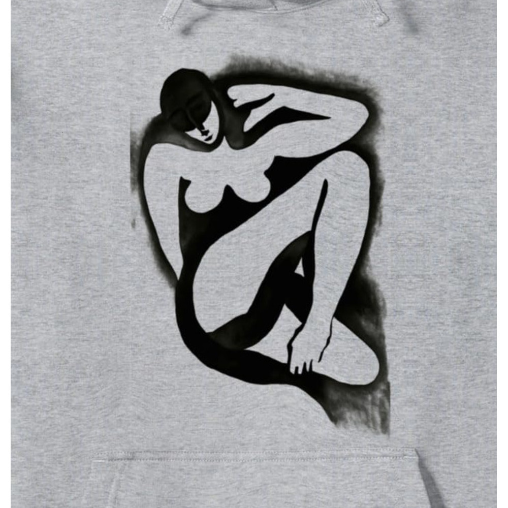 Hoodie for Mens Womens Figure Drawing Minimalist Line Art Sketch Simple Design Pullover Hoodie Graphic Hoodies sweatshirt Pullover Long Sleeve