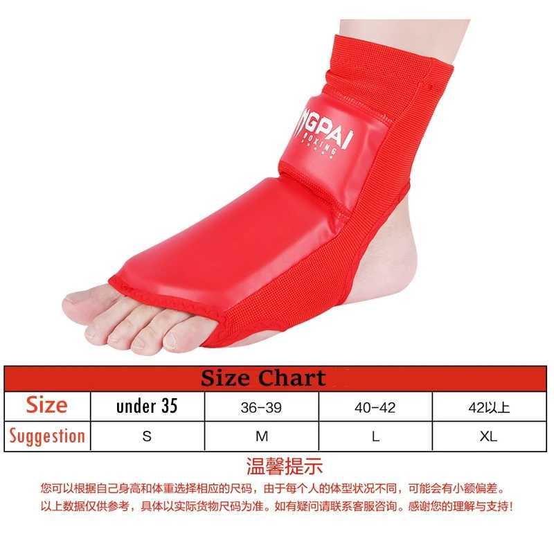 2024 Hotsale Boxing Instep Guard for Adult Child Professional MMA Ankle Support TKD Muay Thai Sport Socks Foot Protector Pads Y240913