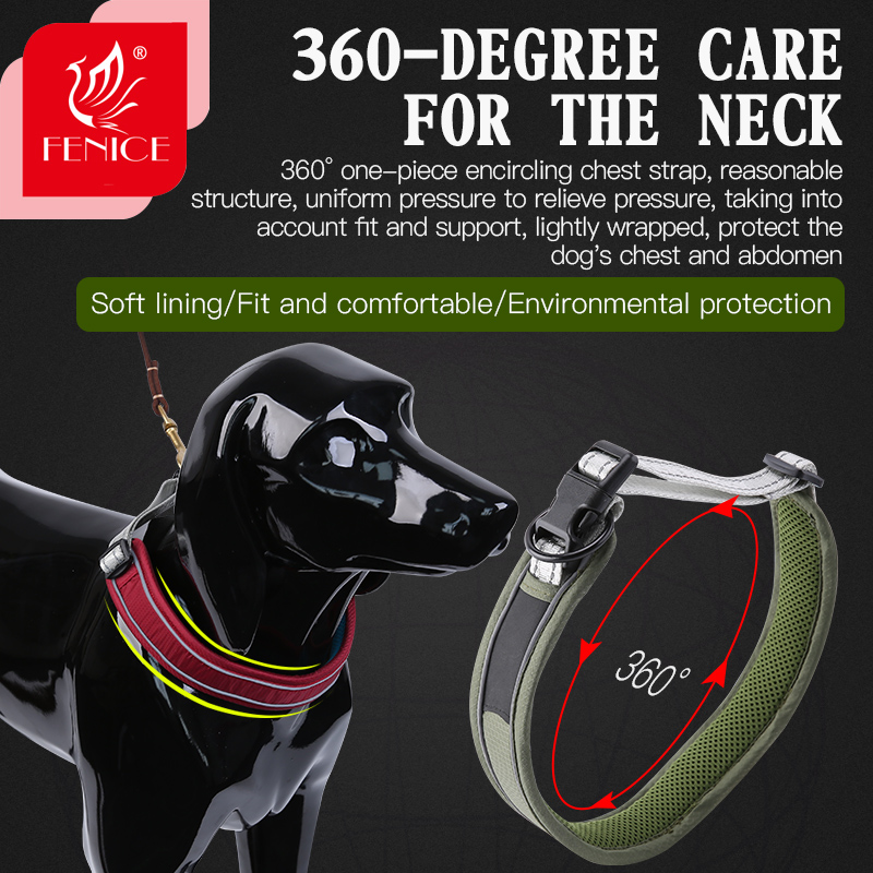 Fenice Professional Breathable Comfortable Pet Outdoor dog Collar
