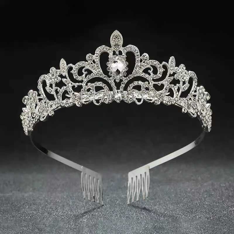 Elegant Bridal Crown Headband Bridal Party Crown Wedding Party Accessories Ladies Fashion Hair Accessories Gift JewelryX240913