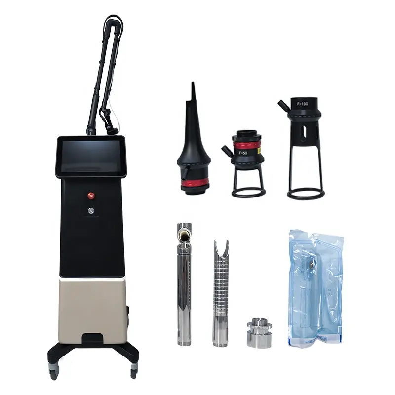 Professional Co2 laser portable fractional laser CO2 skin wrinkle removal acne removal stretch mark rejuvenation instrument