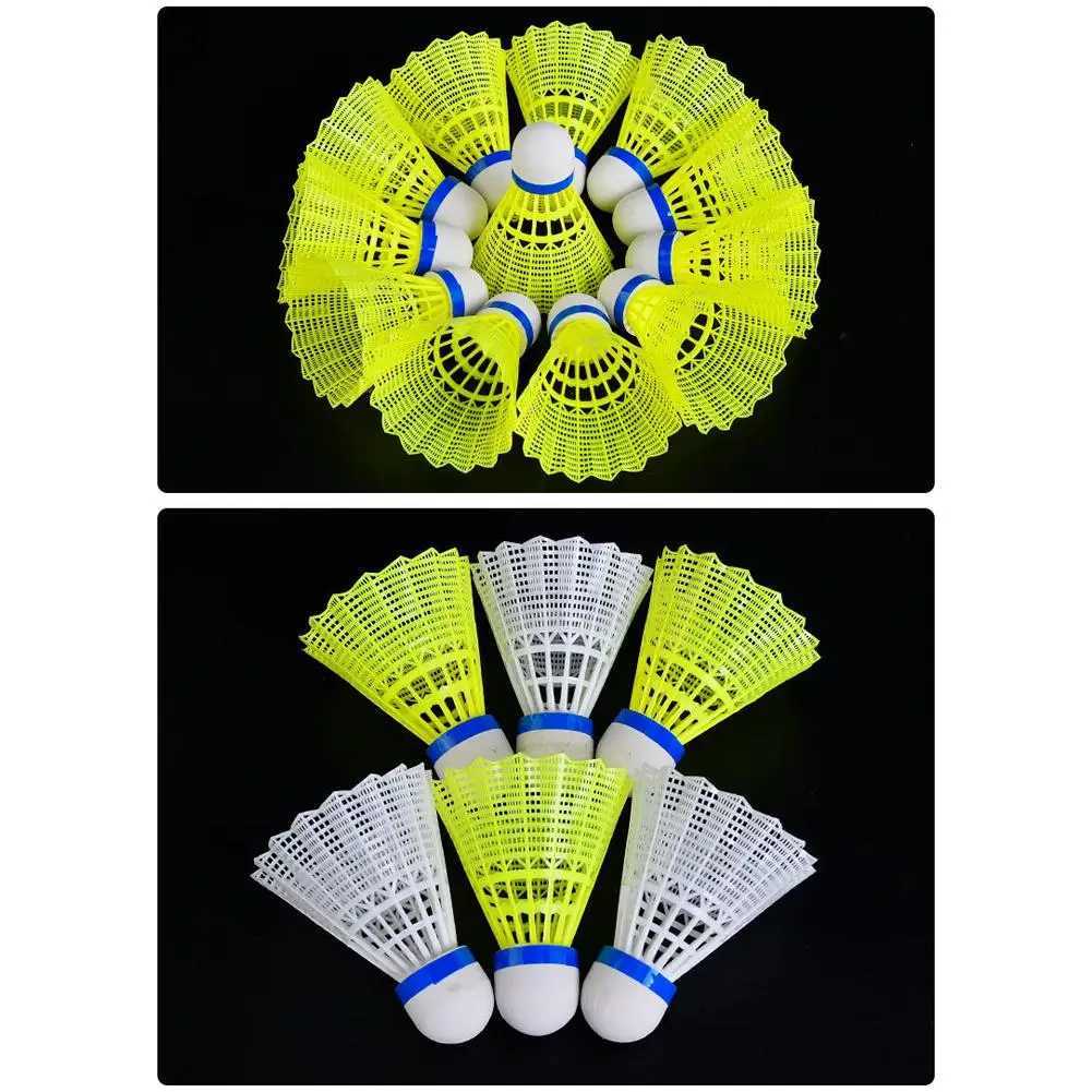 1 Pc Nylon Badminton Light Training Ball Plastic Shuttle Cork Fonmed Head Outdoor Sports Badminton Accessories Y240912