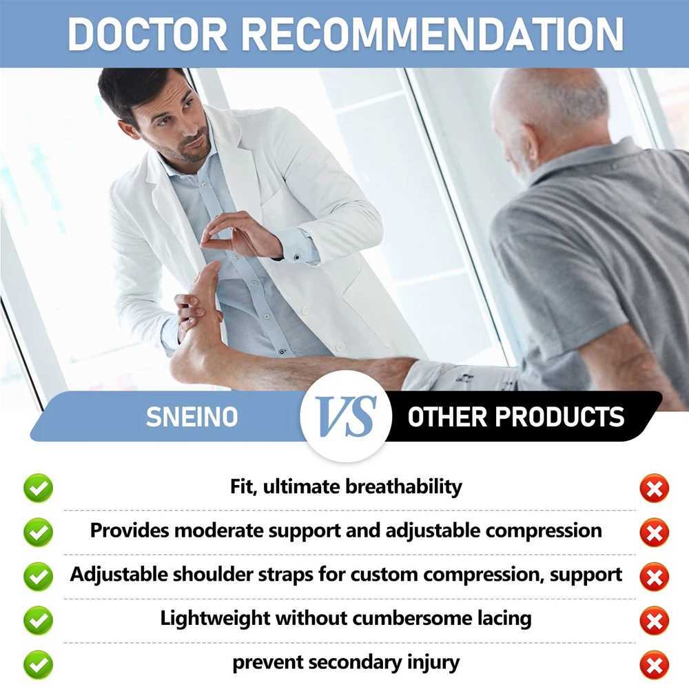 Ankle Support Strap Sports Foot Support Sprain Ankle Brace Recovery Adjustable Foot Stabilizer Brace For Fractured Foot Heel Y240913