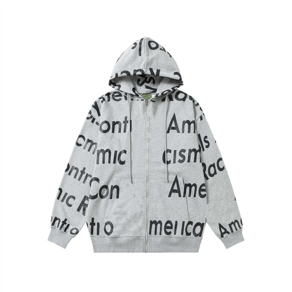 Men's Hoodies Sweatshirts Mens High Strt vintage cotton loose casual sports casual hoodie long slve jacket #09 Y241203O0Z4