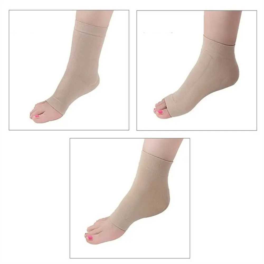 Invisible Gel Heel Pads Silicone Socks Heel Cushion Heel Protective Sock Soft Foot Massage Ankle Support Unisex Y240913