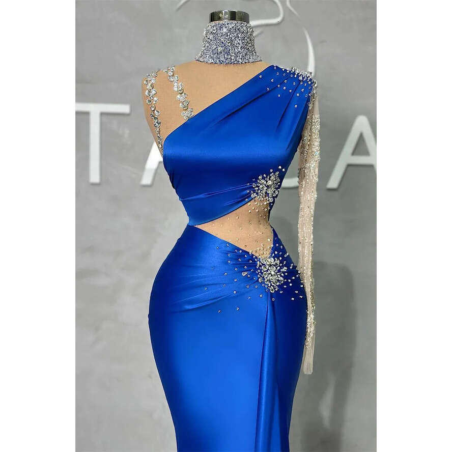 Wers Dresses 3D Prom Sexy High Split Women Formal Evening Gowns Special Celebrity Party Dress 01