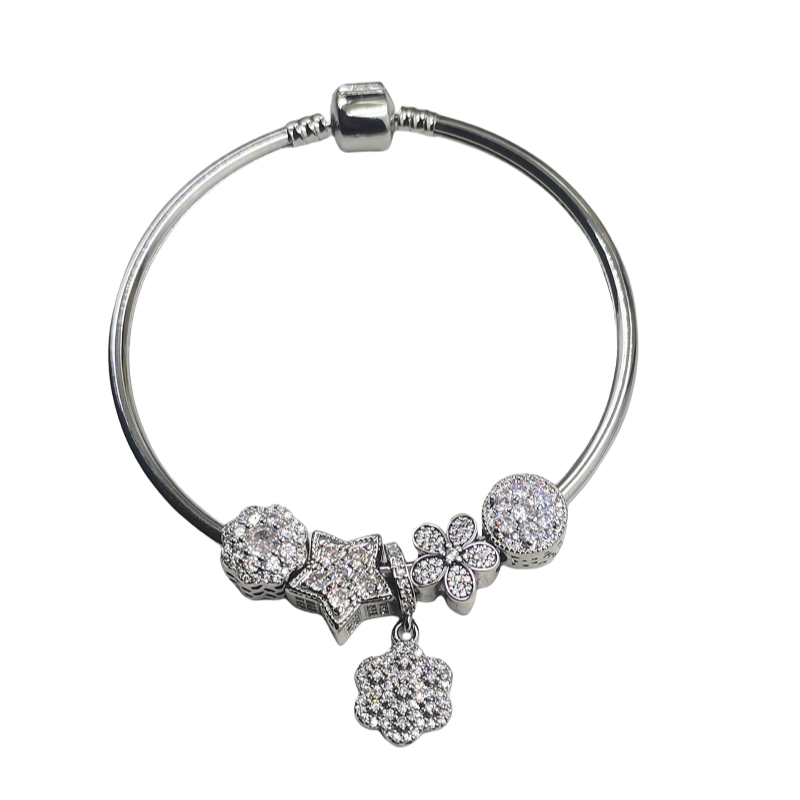 Designer Bracelet Bracelet Women Beaded DIY Loose Beads Beads Bracelet Silver Bracelet Valentine's Gift