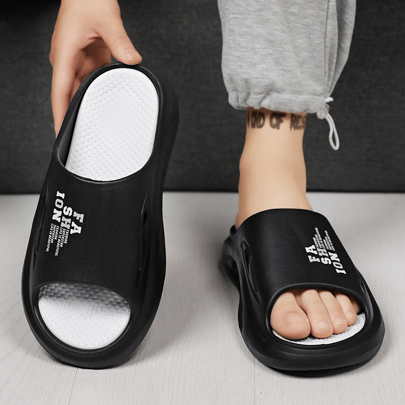 Big Size 47 48 Men's Slippers Indoor Outdoor Sandals Beach Soft Sole Slides Men Casual Shoes Flip-flops Home Non-slip Slippers