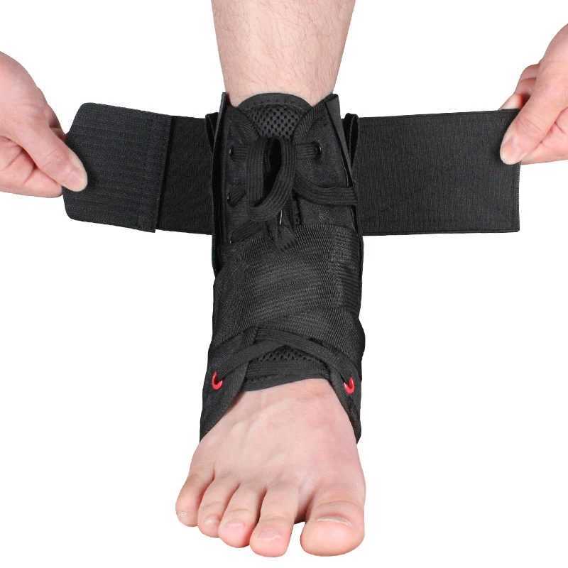 1 pcs Adjustable Bandage Sports Foot Anklet Wrap Ankle Brace Support Elastic Splint for Guard Sprains Injury Protector Y240913