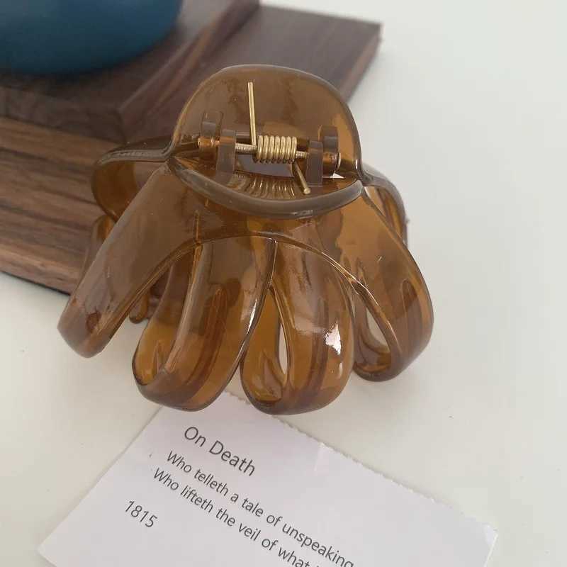 Fashion Hair Clips for Women Large Elegant Colorful Solid Color Claw Clip Girls Hairclip Hair Accessories Hair Claw 2022 NewX240912