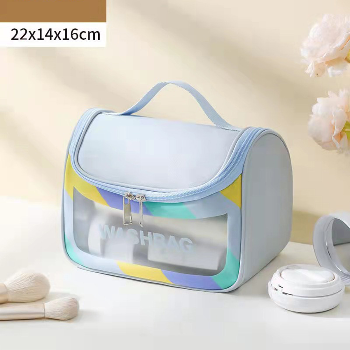 Makeup bag New large capacity portable makeup bag waterproof and simple wash bag portable storage bag for travel