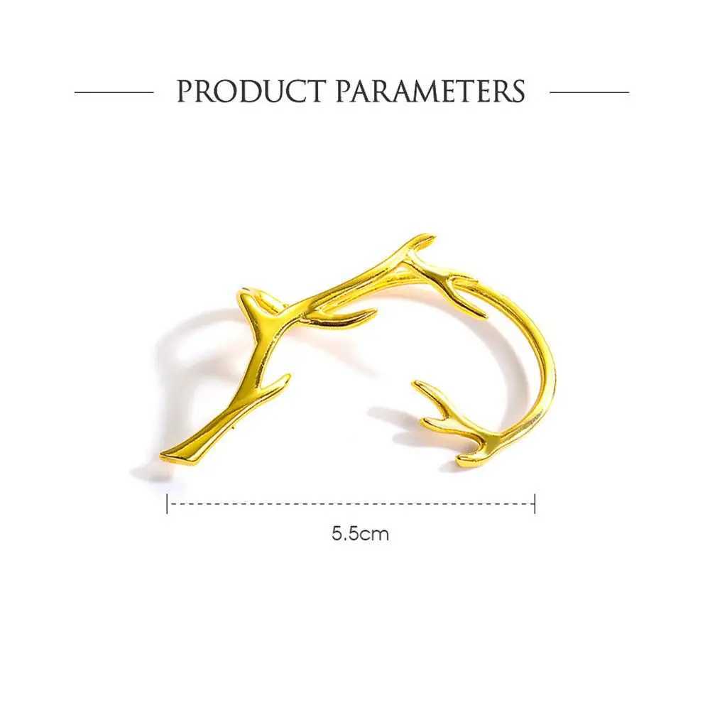 Jewelry Simplicity Ear Clip Elves Branches Ear Cuff Ear Wrap Earrings Fake PiercingX240913