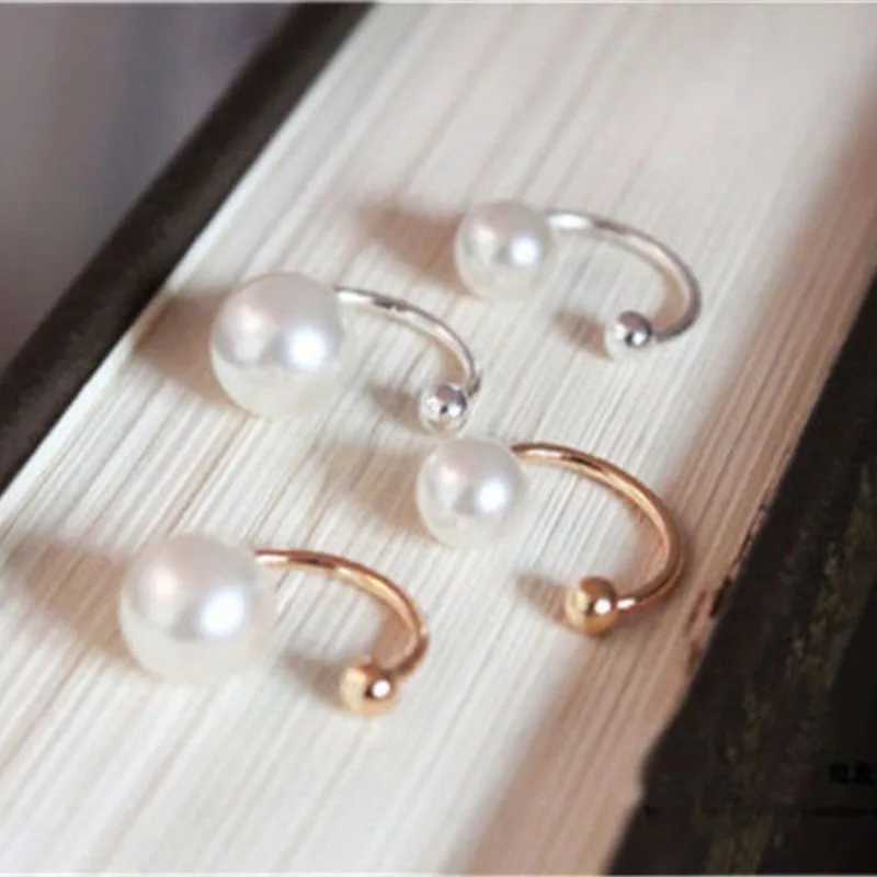 New Imitation Pearl Wrap Ear Cuff Cartilage Clip On No Piercing Earings Fashion Jewelry Brincos for Women Bijoux Wedding GiftX240913