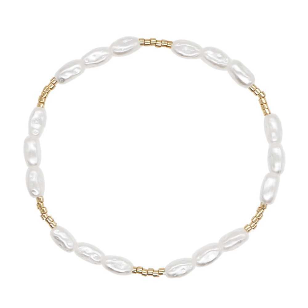 Go2bohos new ultra-thin imitation pearl bracelet for summer fashion and womens jewelry W240913