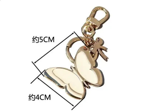 1 piece of luggage handbag hardware accessories metal handbag high-end butterfly pendant decorative buckle 240907