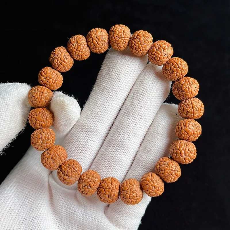 Nature Vajra Bodhi Rudraksha Bracelet Mens Meditation Mala Bead Bracelet Mens Jewelry Prayer Xizang Buddhist Bracelet W240913