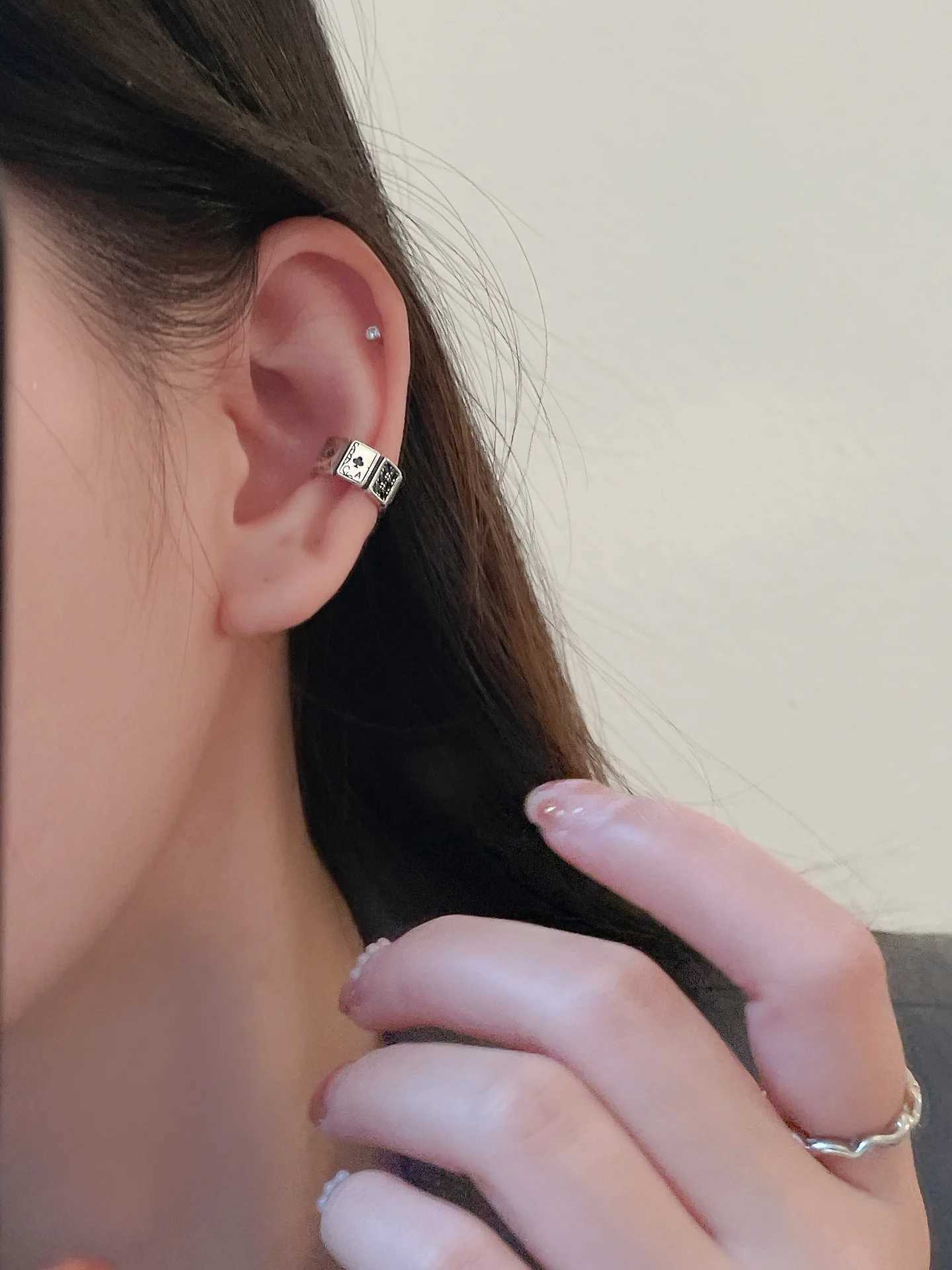 REETI 925 Sterling Silver Temperament Personality Fashion Earrings For Women Silver Earclip Jewelry Elegant GiftsX240913