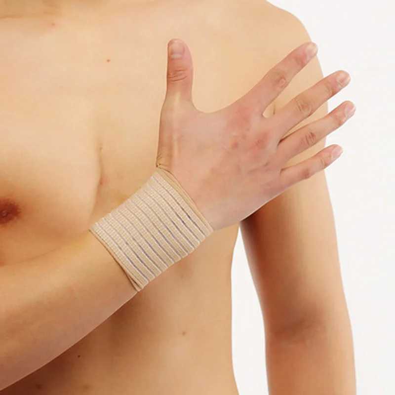 Wrist Support 1pc Elastic Bandage Hand Stripes Safe Dirt-proof Wearable Sports Knee Support Strap Ankle Leg Protector Band Wrist Brace Fitness z240913