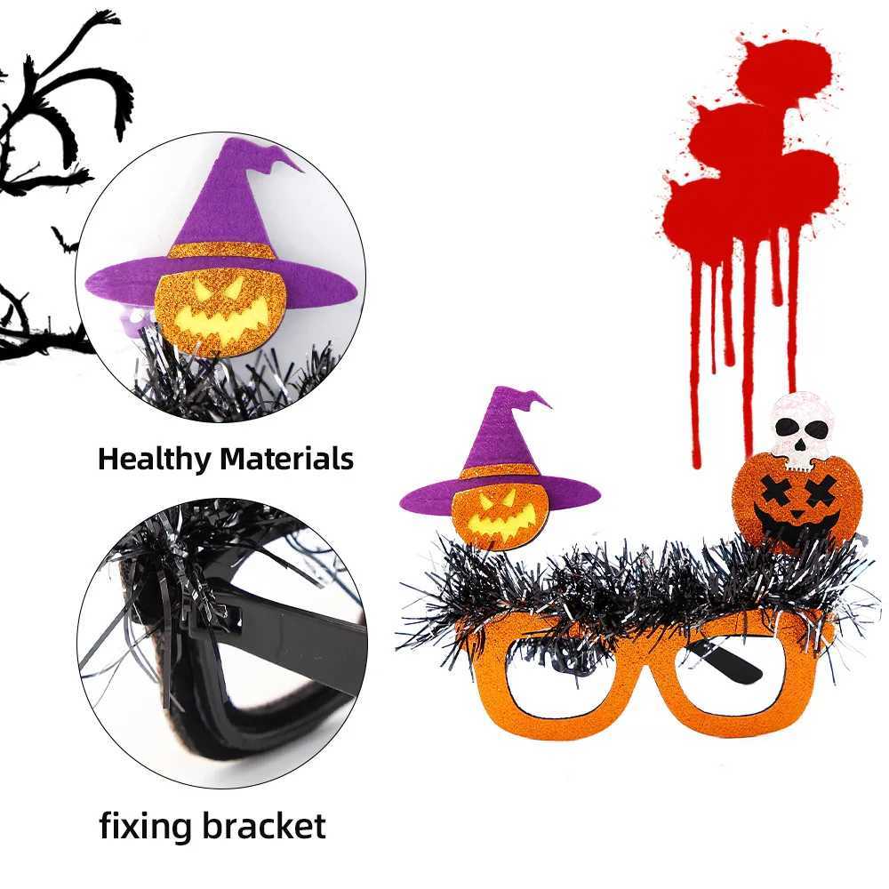 Other Fashion Accessories Scary Happy Halloween boo Glasses Spider Pumpkin skull kids Trick or Treat Party Decoration Cosplay Photo prop H240913