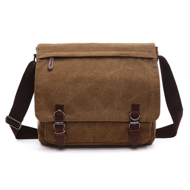 CMM Men's women's Single Shoulder Messenger Bag versatile canvas bag practical business computer bag Korean fashion street bag 240915