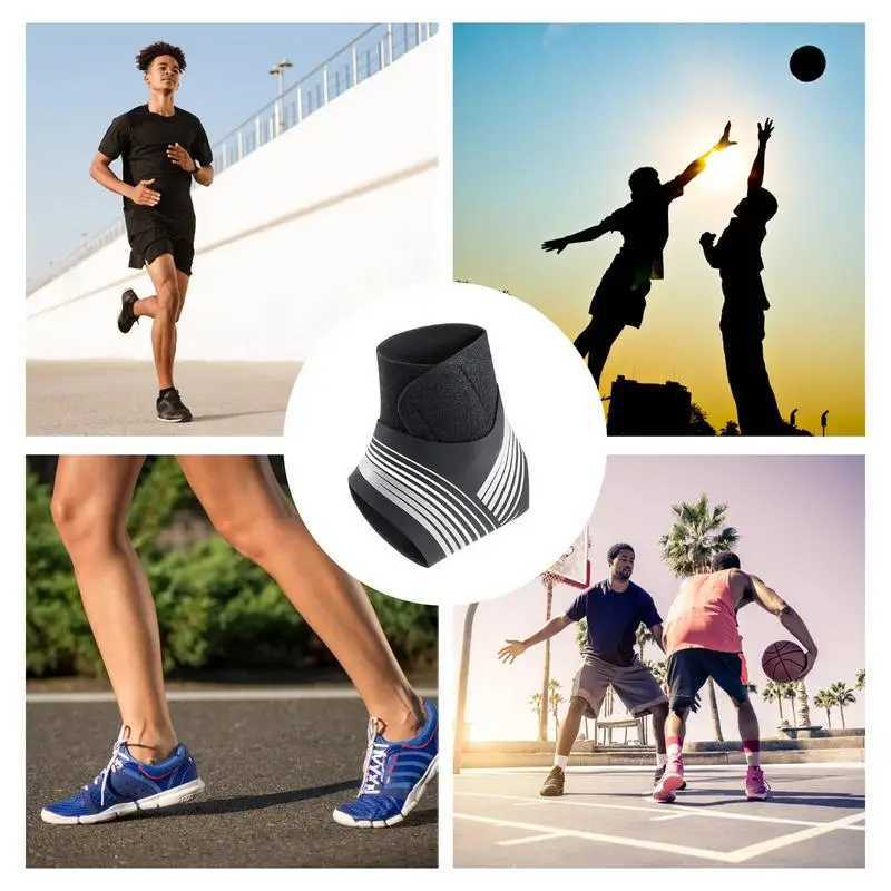 Protective Football Ankle Support Basketball Ankle Brace Compression Socks Breathable Heel Wraps Ankle Protector Y240913