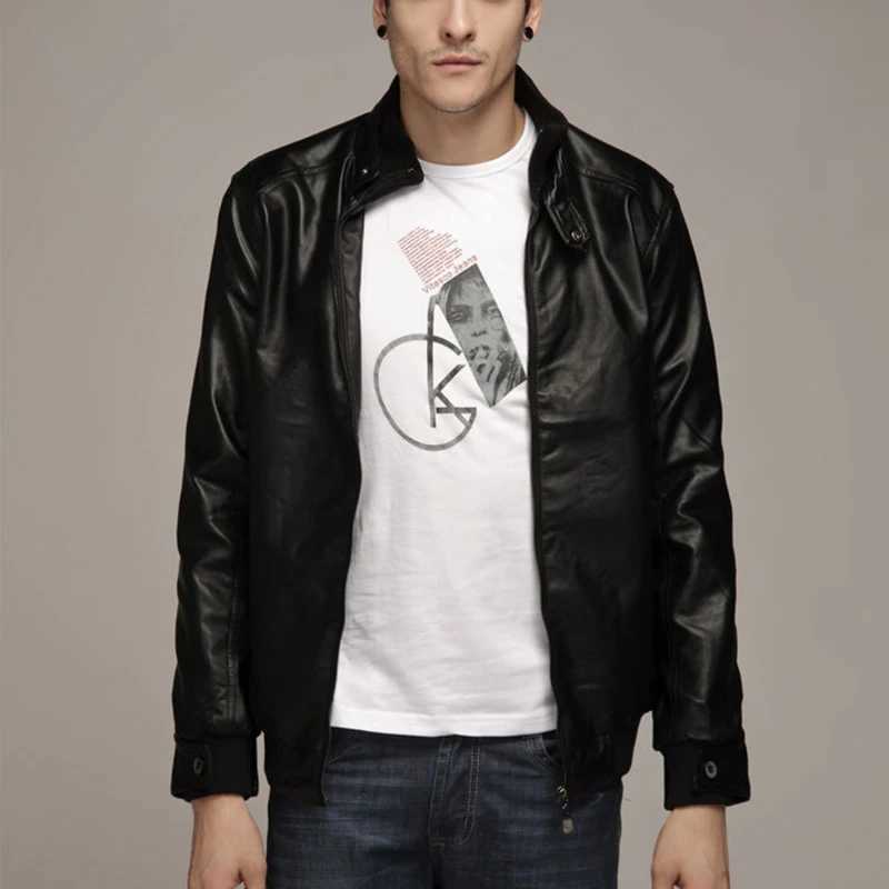 Mens Leather Jackets Men Jacket High Quality Classic Motorcycle Bike Cowboy Jackets Male Plus Thick Coats S-5XLX240913