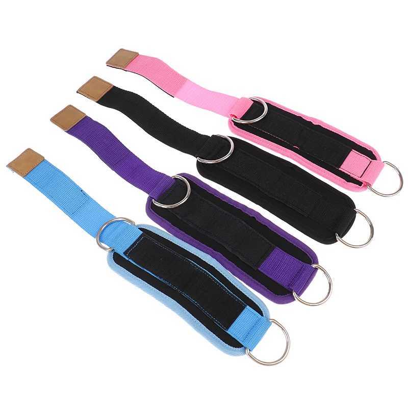 1 Piece Fitness Ankle Straps Adjustable D-Ring Foot Support Cuffs Gym Leg Strength Workouts Pulley With Buckle Sports Feet Guard Y240913