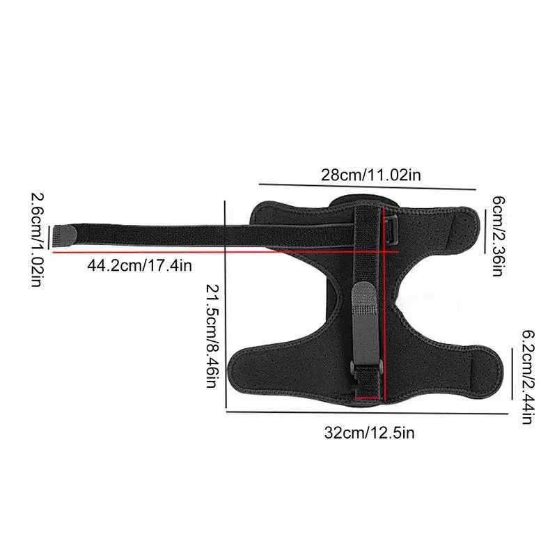 Foot Drop Brace For Sleeping Soft Support Ankle Sleeves Comfortable Adjustable Ankle Stabilizer Sole Support For Outdoor Sports Y240913