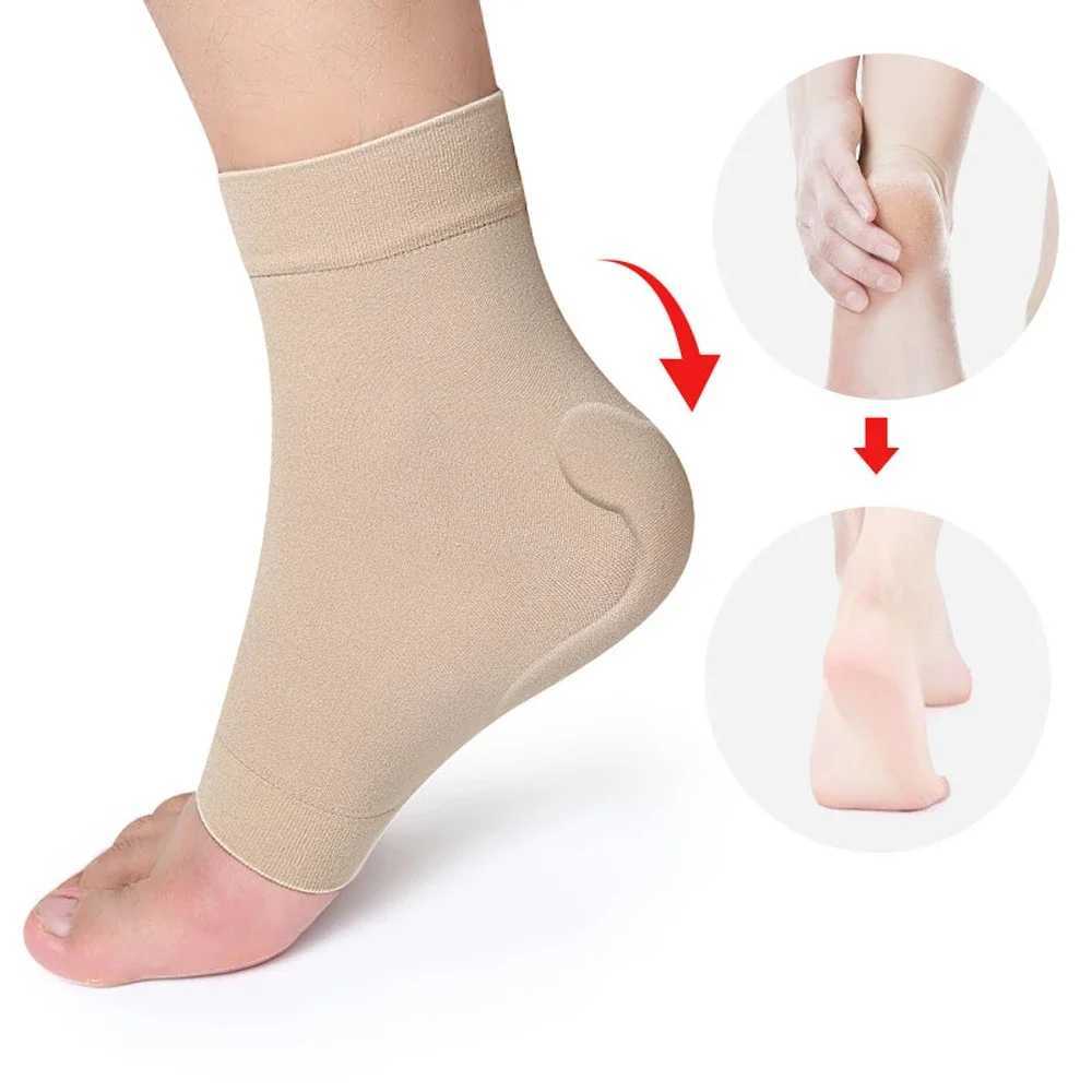Ankle Malleolar Gel Sleeves - Padded Skate Sock with Ankle Bone Pads for SkiHiking or Riding Boots. Ankle protector cushion. Y240913