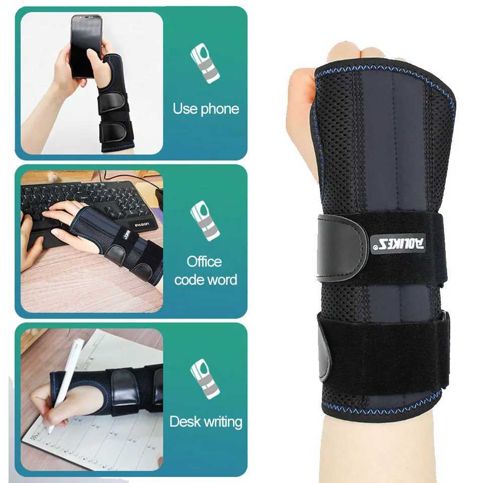 Wrist Support 1 PC Wrist Brace for Carpal Tunnel Relief Night Support with 3 StaysAdjustable Wrist Support Splint for Right Left Hands z240913