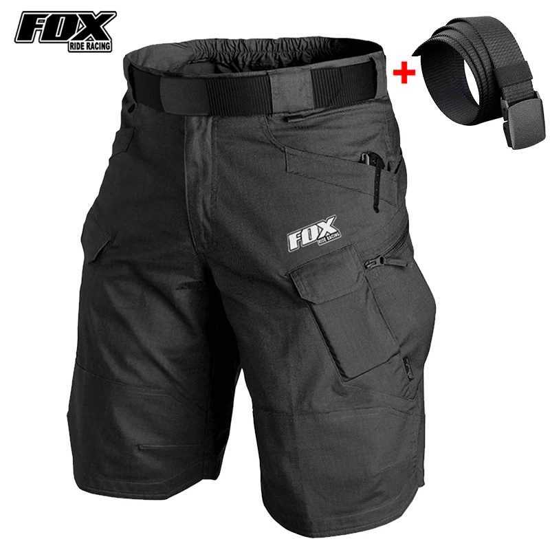 FOX RIDE RACING MTB Bike Shorts Quick drying Mountain Bike Shorts Mens Motorcycle Off road Bike Culotte Pantaloncini Ciclismo Uomo W240913