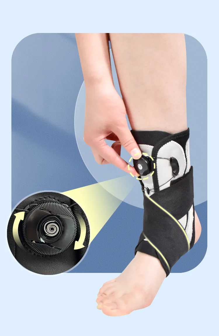 1Pcs Ankle Support Strap Brace Protector Stabilizer Foot Guard Sprain Ankle Orthosis Bandage Wrap Joint Fixation Rotary Pressure Y240913