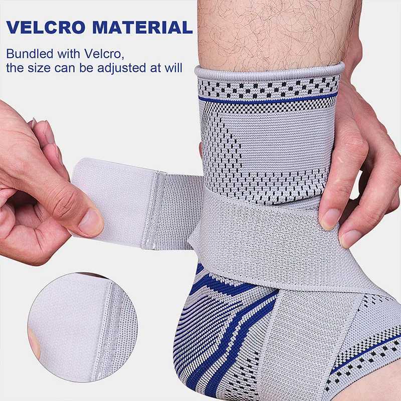 1pc Sports Ankle Brace Anti Fatigue Compression Ankle Support Elastic Bandage Ankle Protector Running Foot Protective Gear Y240913