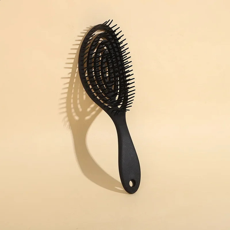 Massage Hair Comb Salon Wet Brush Women Hairdressing Styling Tools Anti Detangling HairBrush Dry Dual Purpose 240911