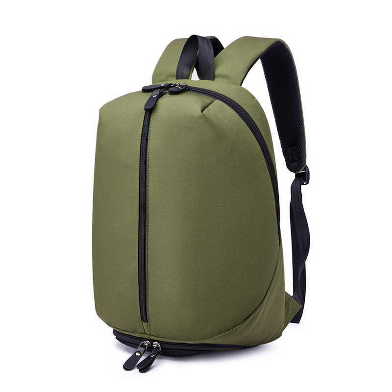 Waterproof trendy men's backpack vertical square fitness backpack outdoor Luggage Backpack 240915