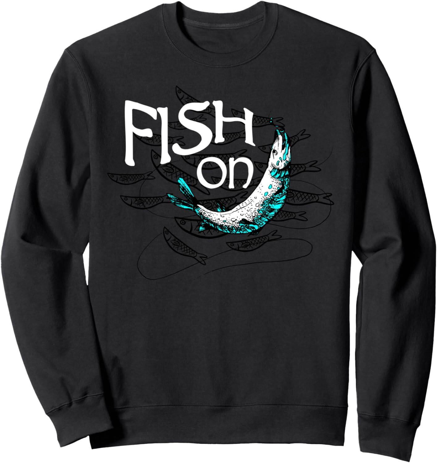 Long Sleeve Shirts for Men sweatshirt Fish On Fishing Gift for Bass Fisherman Fishing Gift Sweatshirt T shirt Tee Streetwear Casual tops clothes