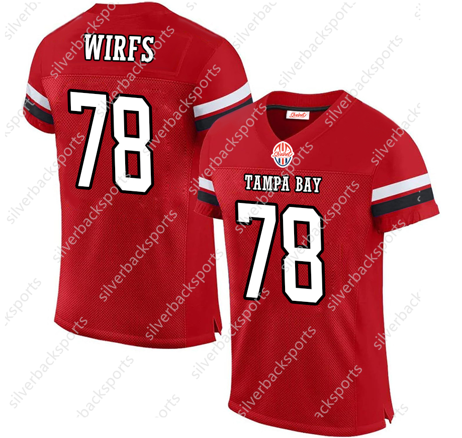 2024 2025 Custom Mens/Youths ed Jerseys 6 Baker Mayfield 13 Mike E 12 Tom Brady 25 LeSean Ane Winfield Jr. Buccaner American Football Jersey
