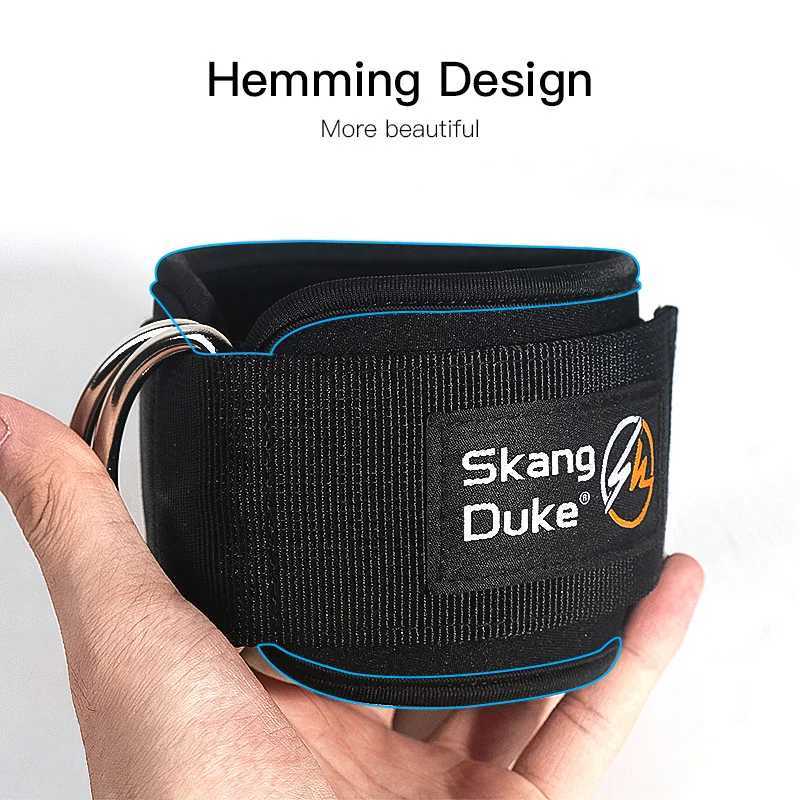 Ankle Strap Bodybuilding Gym Pulley Anklet Training Ankle Cuff Gym Equipment D-Ring Resistance Weight Leg Training Brace Support Y240913
